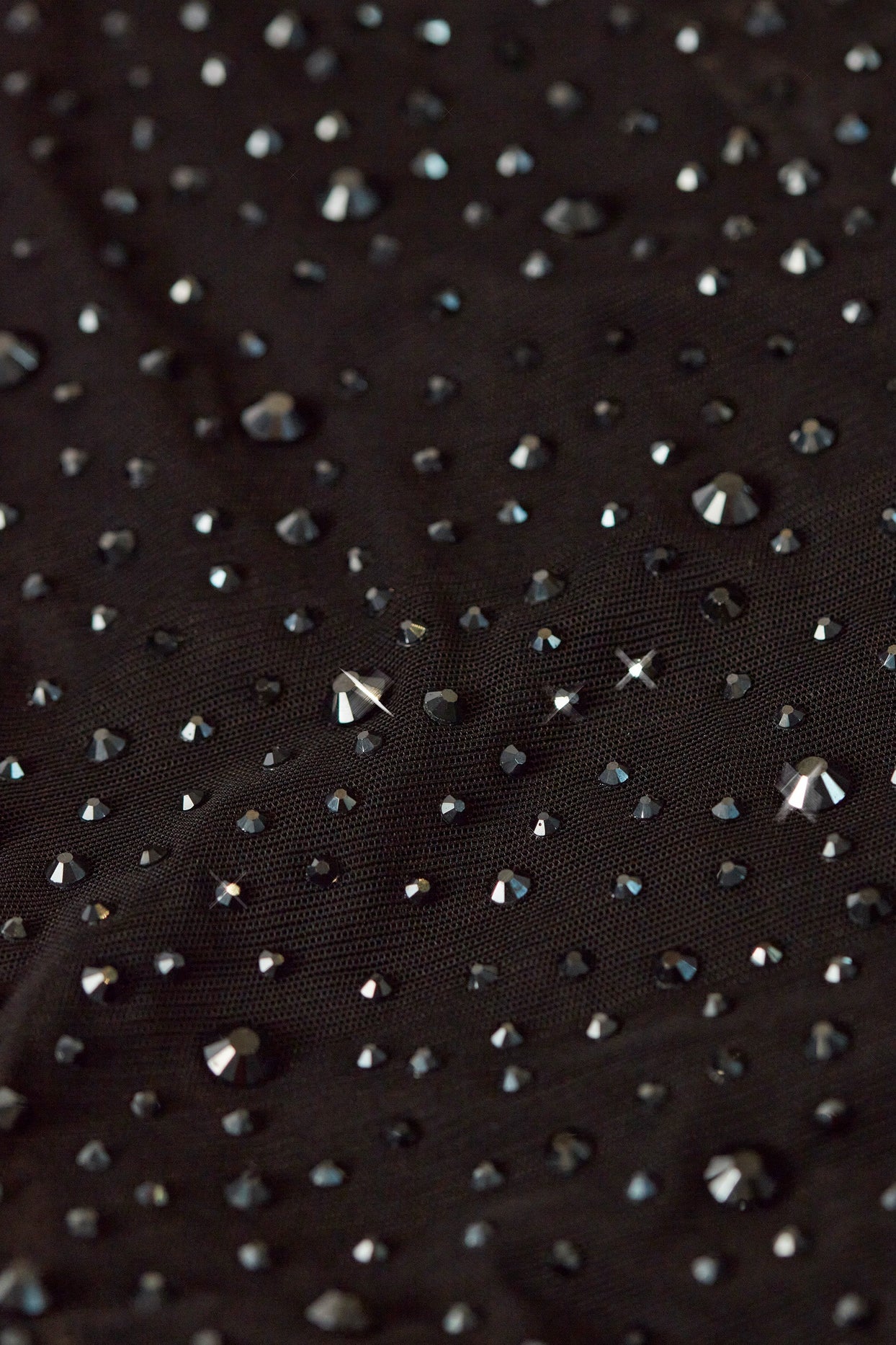 Embellished Lace-Up Off-Shoulder Mini Dress in Black