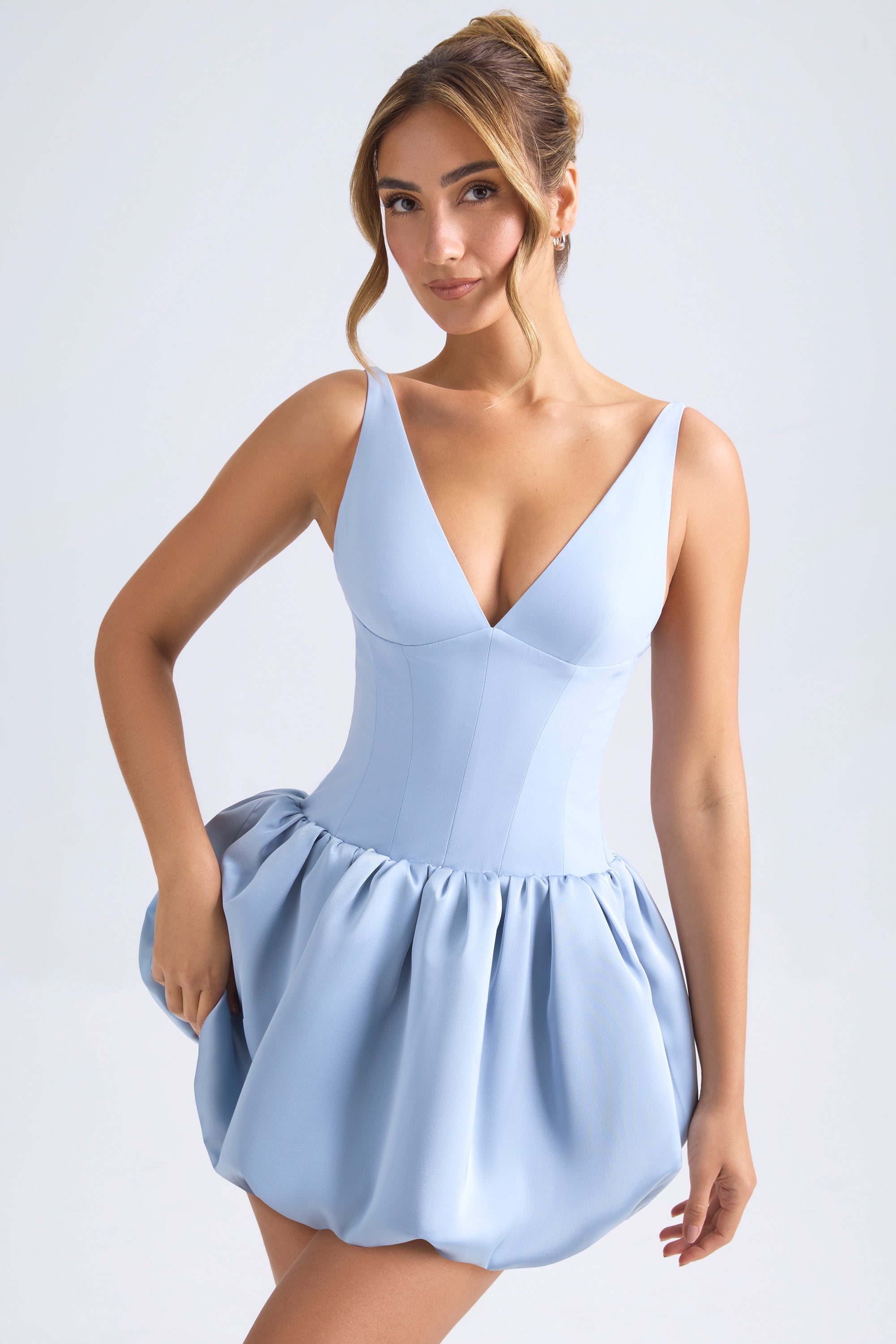 Oh polly light blue dress best sale