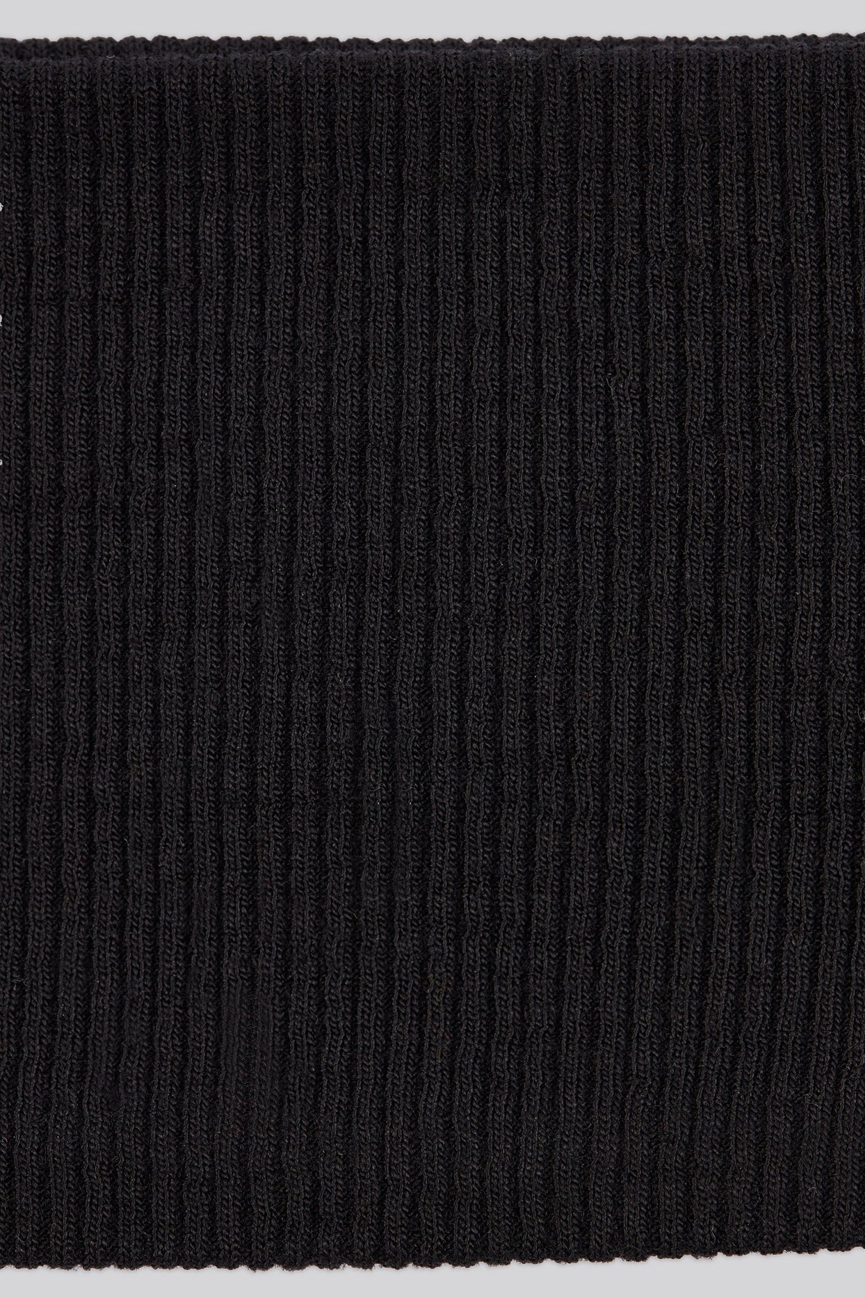 Diadema de modal acanalada en negro