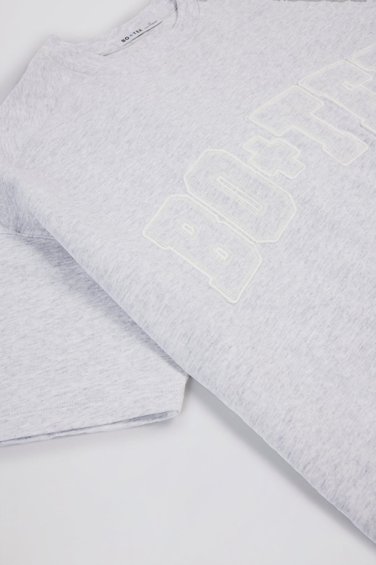 Oversized Cotton-Jersey T-Shirt in Grey Marl - 6