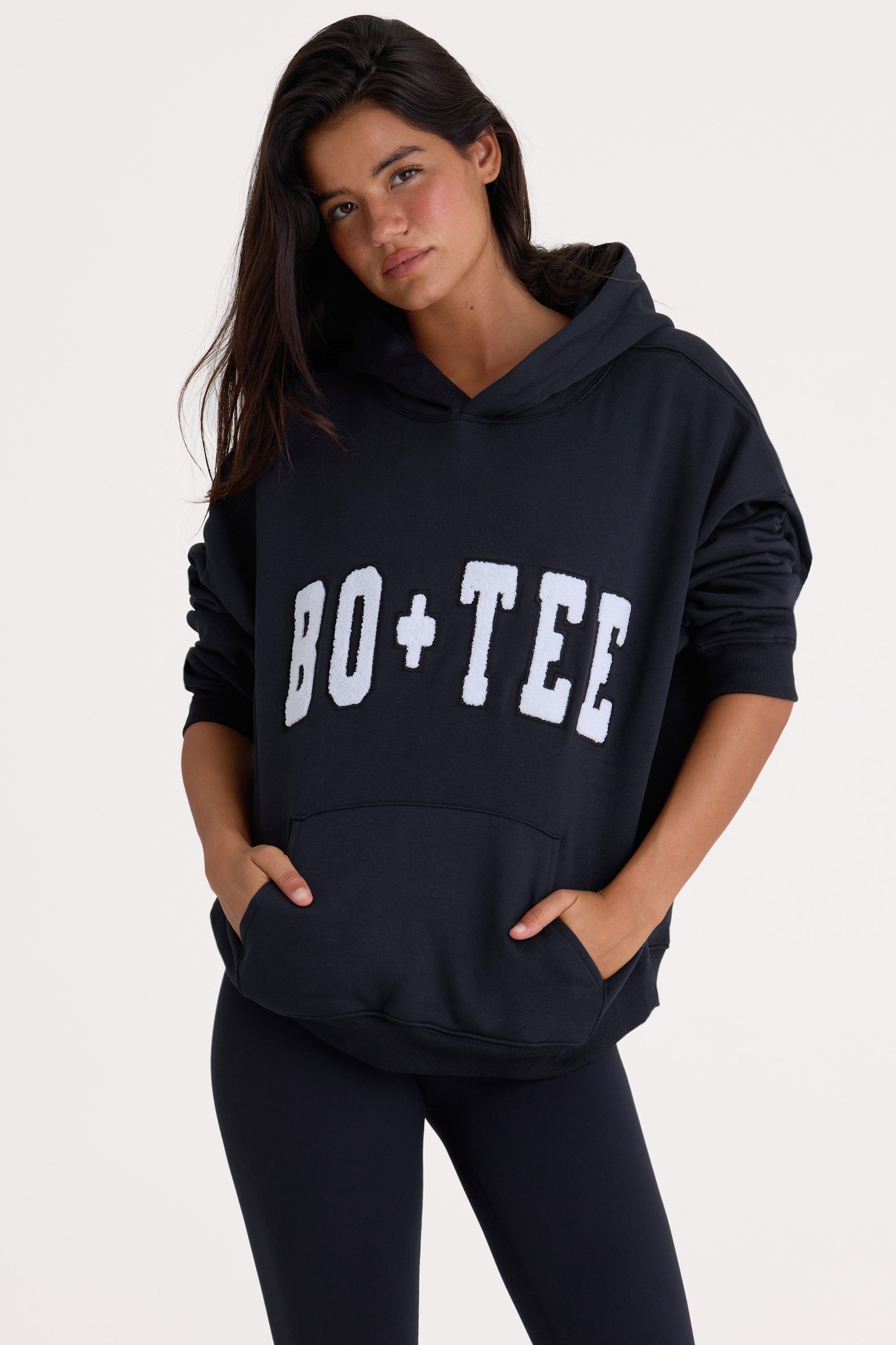 Oversized Hoodie  in Black