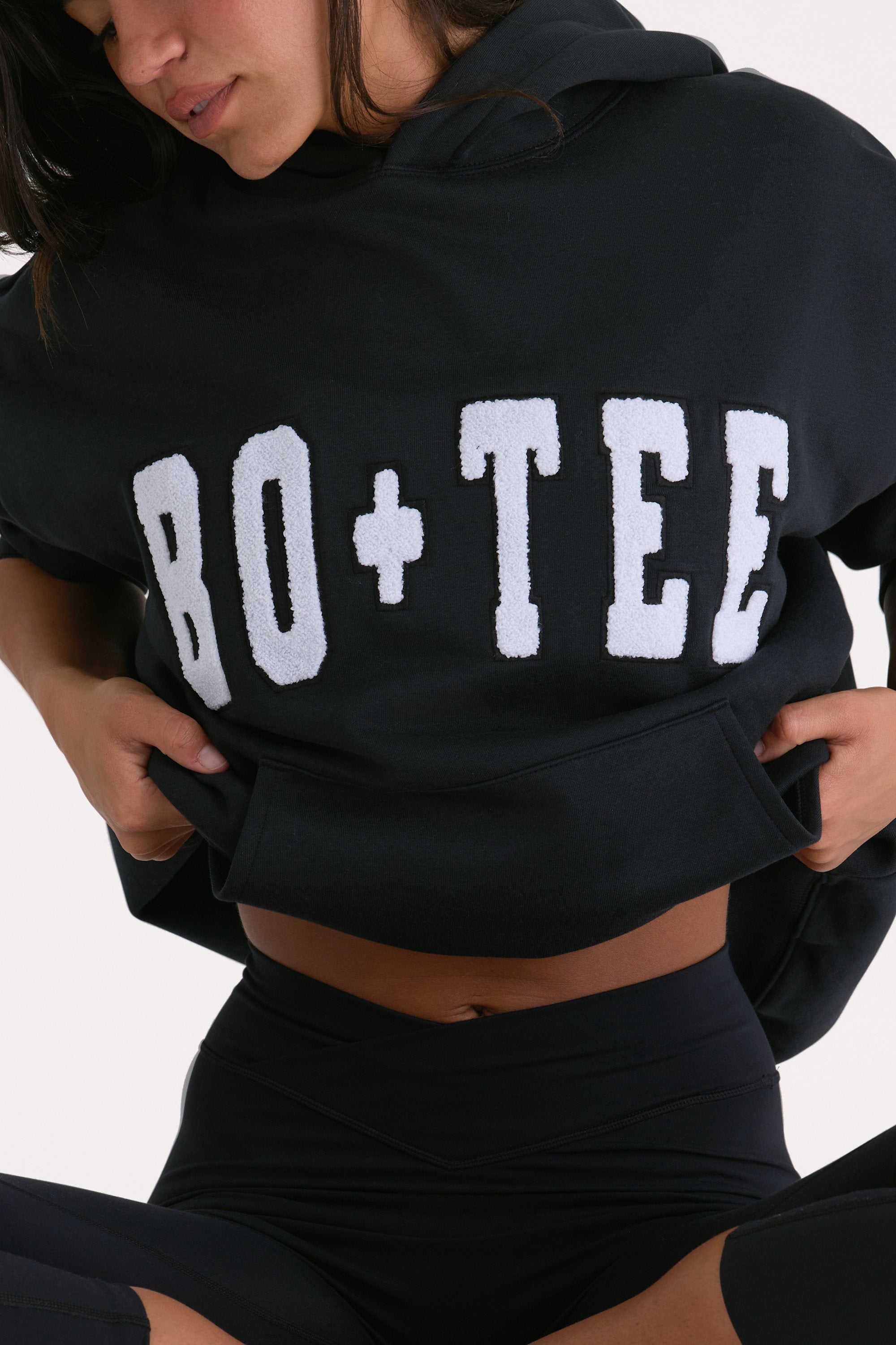 Oversized Hoodie  in Black