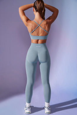 Leggings de cintura alta Define Luxe en azul denim