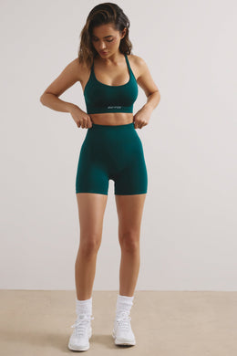 Mini Shorts Luxe Define Cintura Alta em Verde Jade