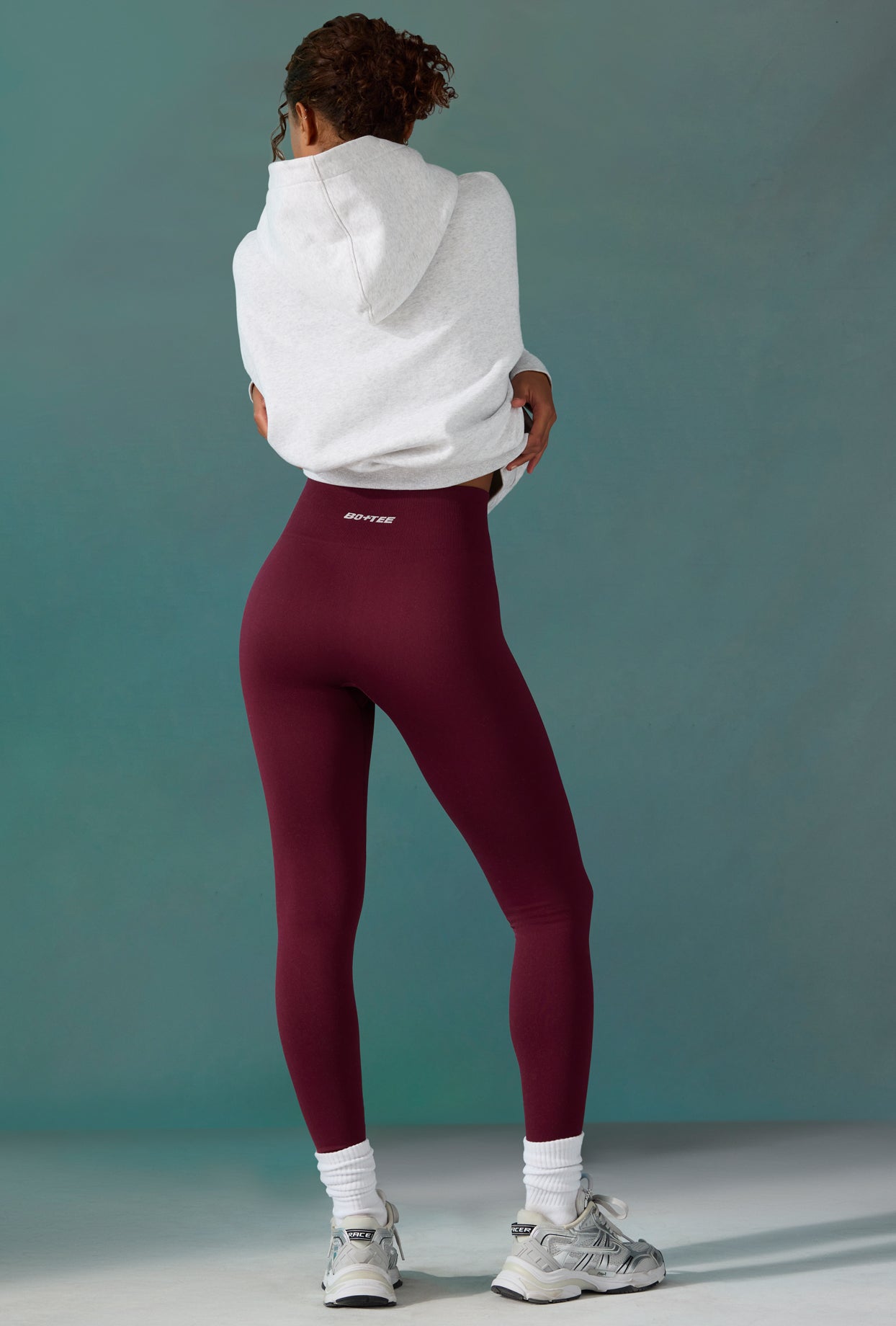 Leggings sin costuras Super Sculpt en color ciruela