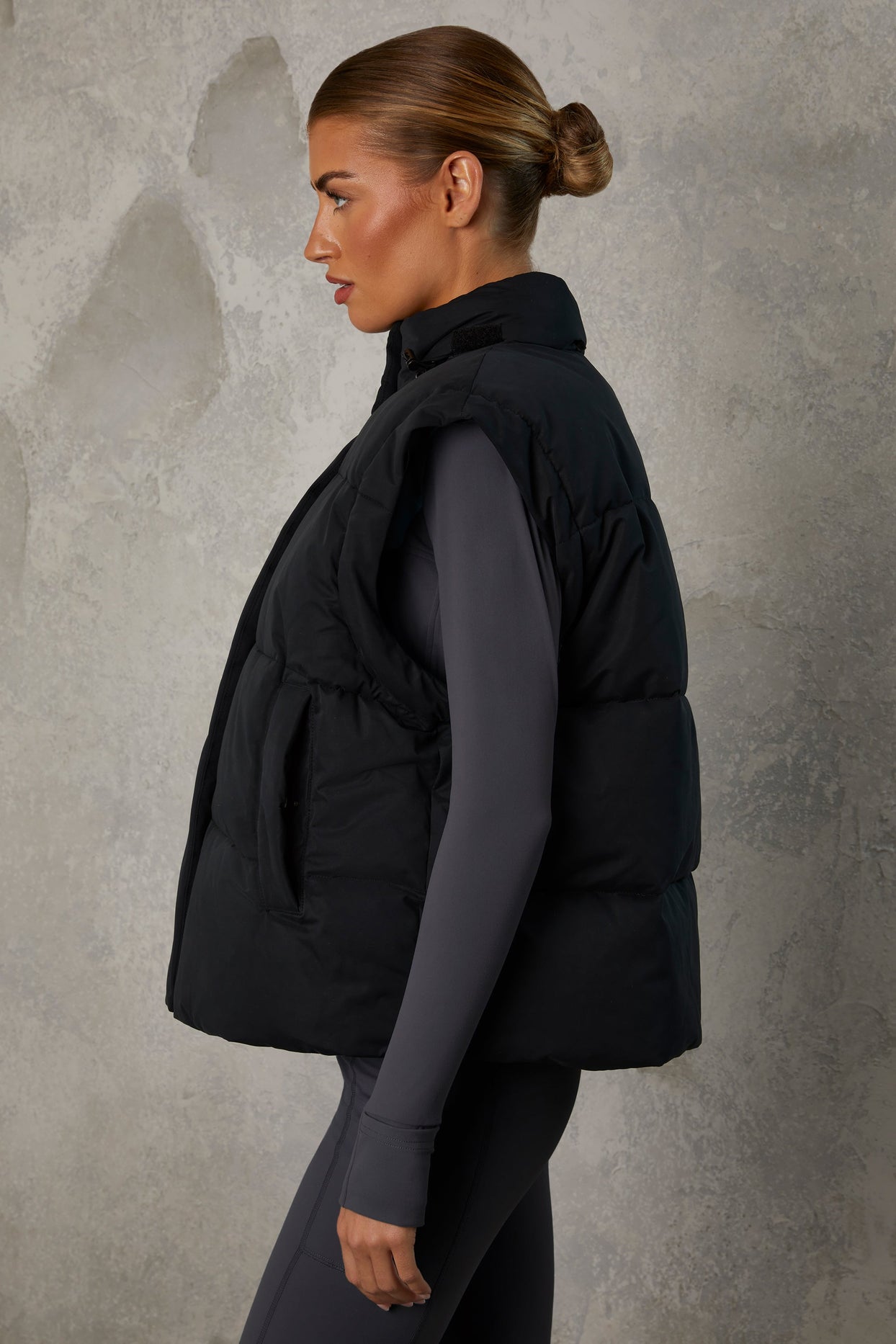 Oversized Crop Puffer Jacket