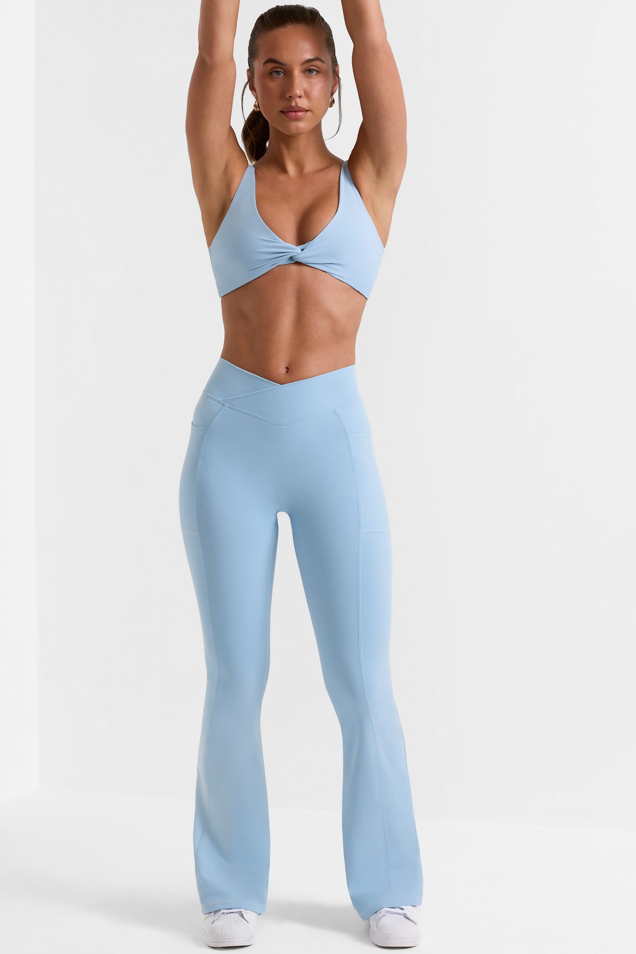 Try To Catch Up Light Blue Leggings