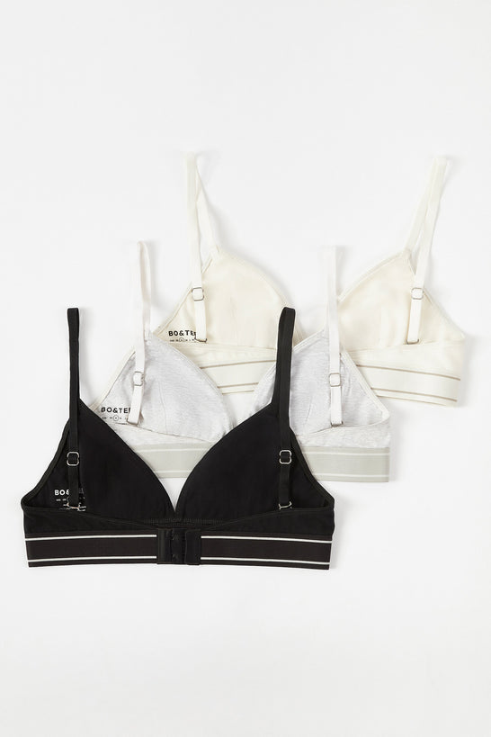 Triangle Bralette Bundle in Multi