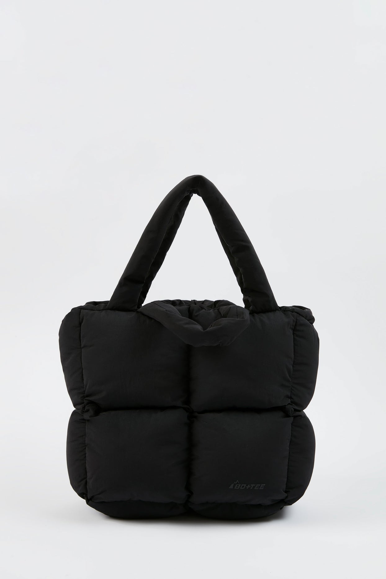 Quilted Puffer Bag in Black