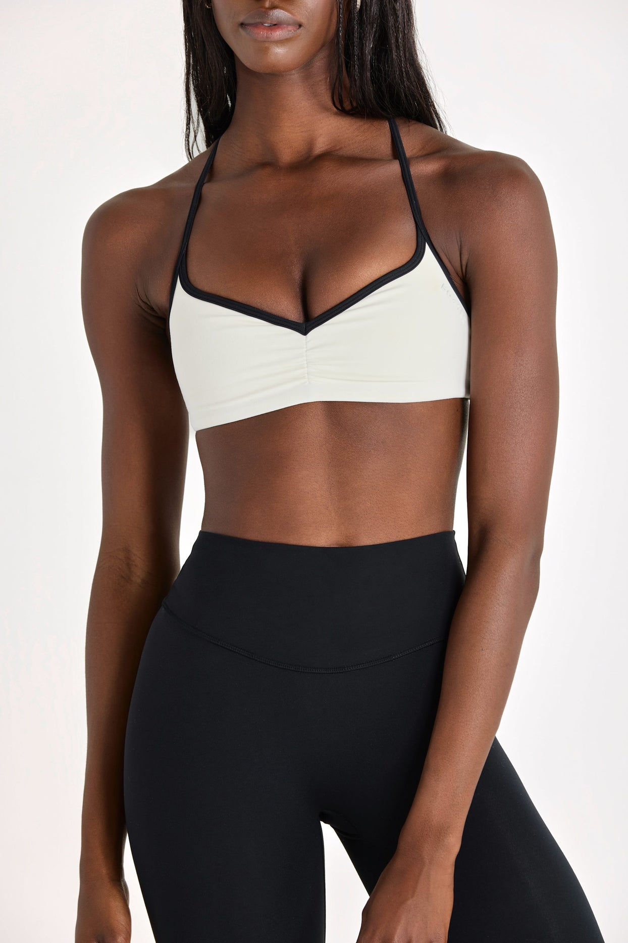 Soft Active Sports Bra in Ivory - 6
