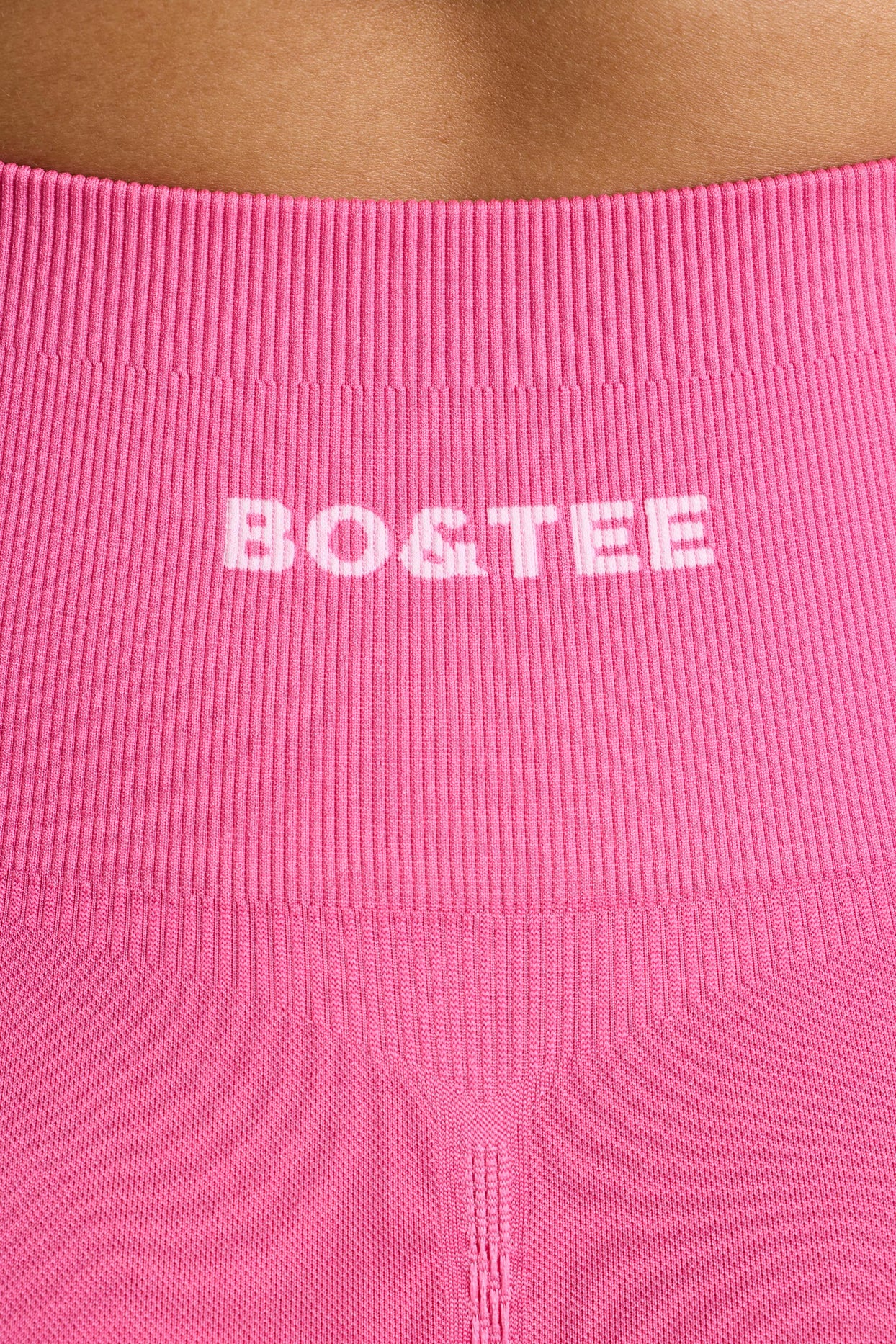 High-Waist Define Luxe Mini Shorts in Hot Pink