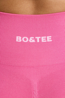 Minishorts Define Luxe de cintura alta en rosa fuerte