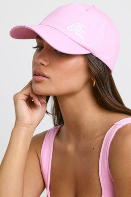 Gorra de béisbol en rosa chicle