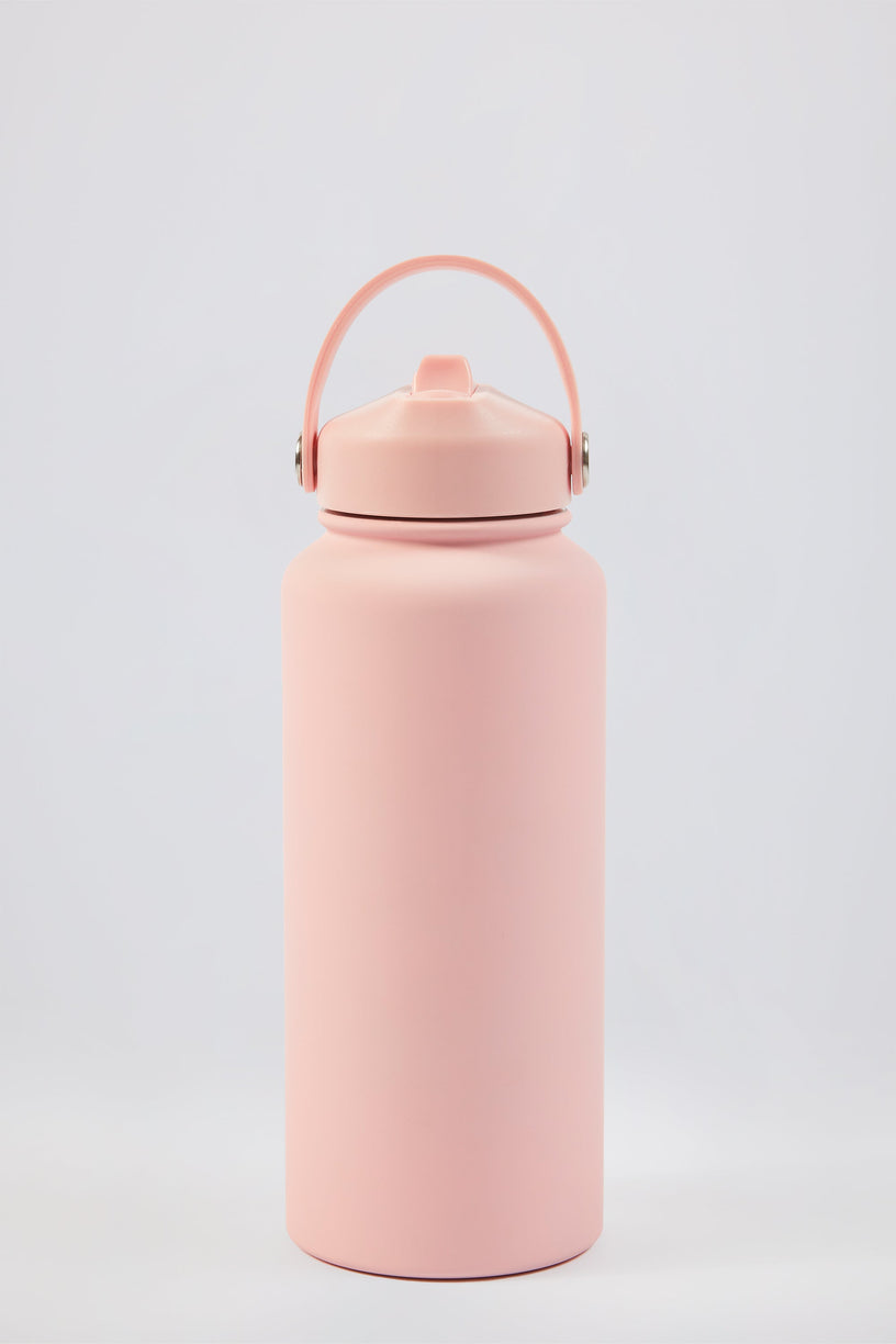 Thermos Water Bottle in Bubblegum Pink - 2
