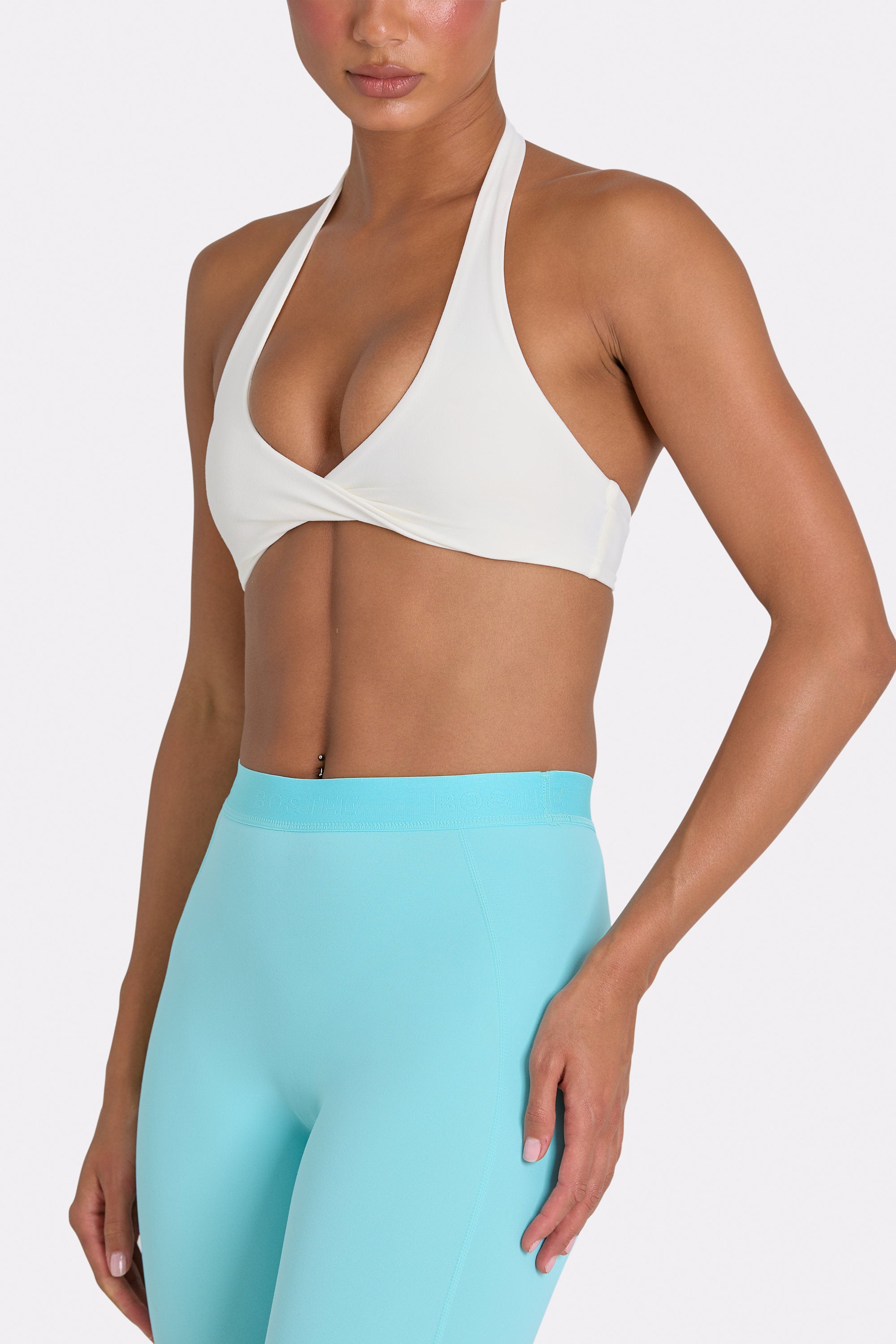 Soft Active Leggings in Aqua