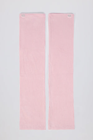 Leg Warmers in Soft Pink
