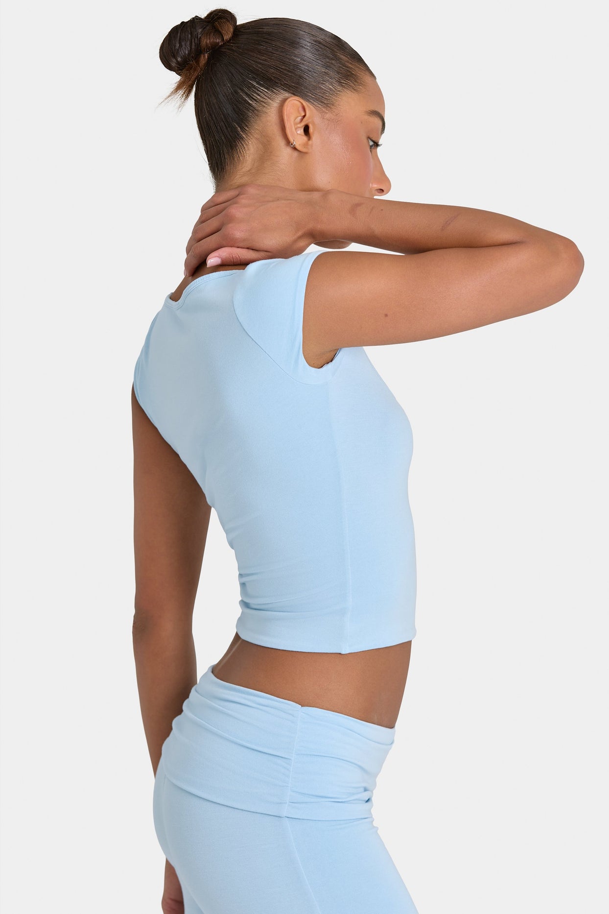ButterCloud™ Crop Top in Sky - 4