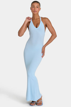 Modal Maxi Dress in Sky | Bo+Tee Oh Polly US Modal Maxi Dress in Sky | Bo+Tee Oh Polly US