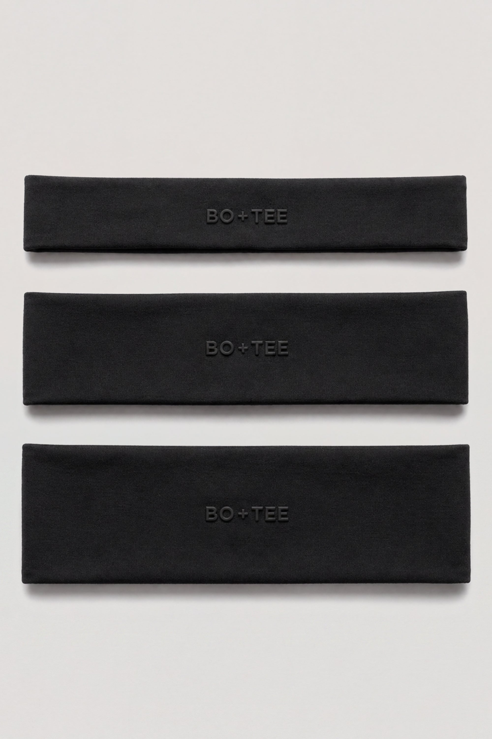 Soft Active Headband 3-Pack in Black