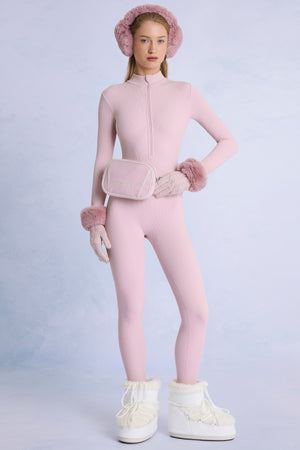 Waterproof Multiway Ski Bag in Powder Pink