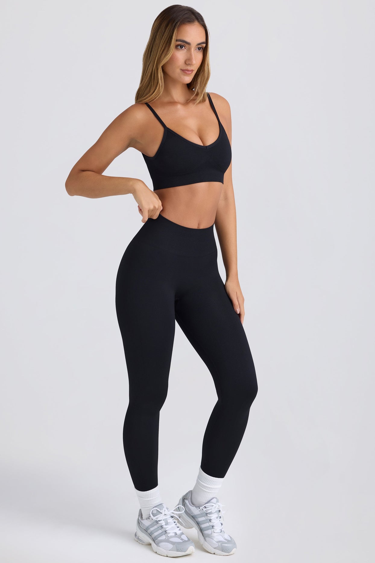 Petite Super Sculpt Seamless Leggings in Black