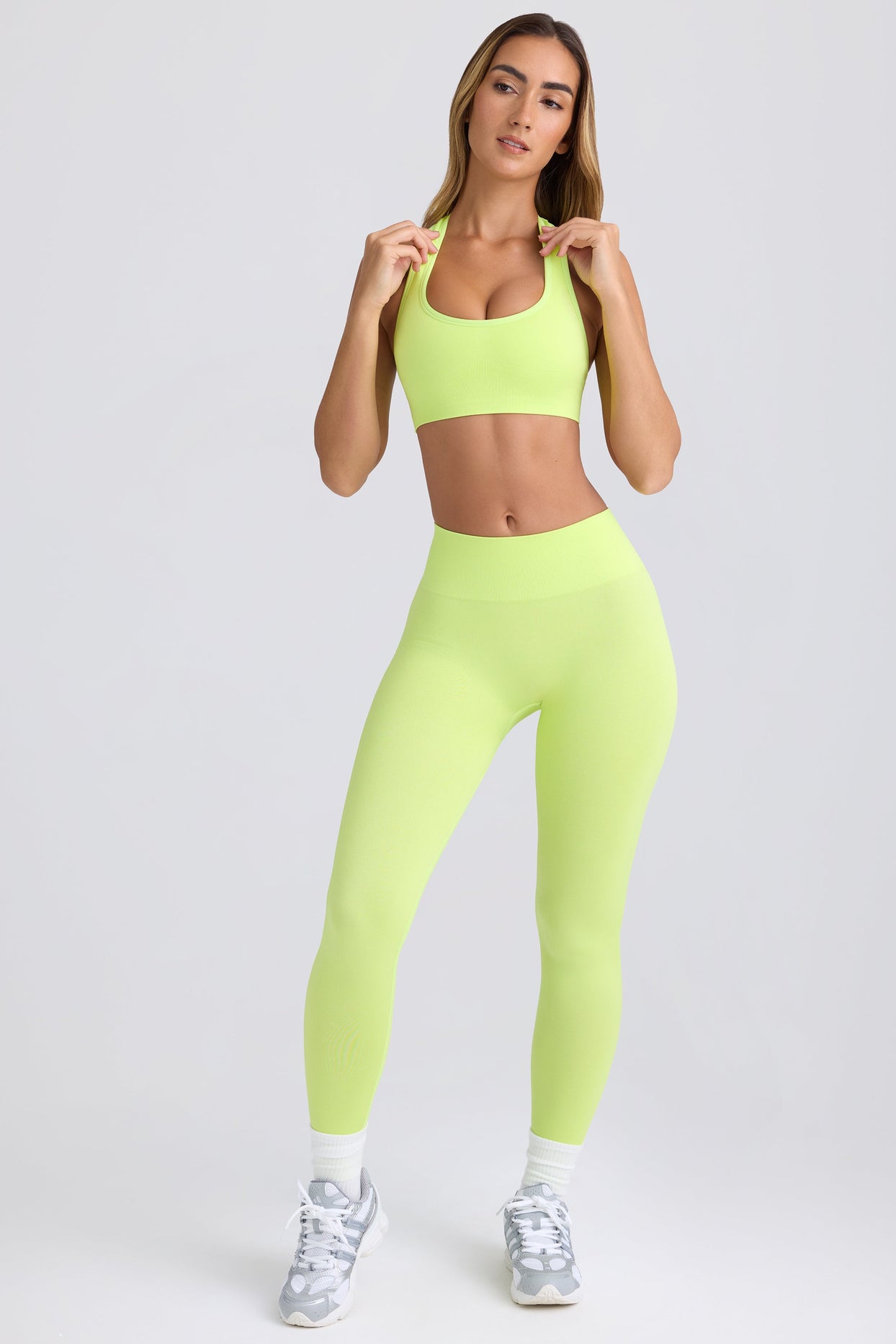 Petite Super Sculpt Seamless Leggings in Key Lime