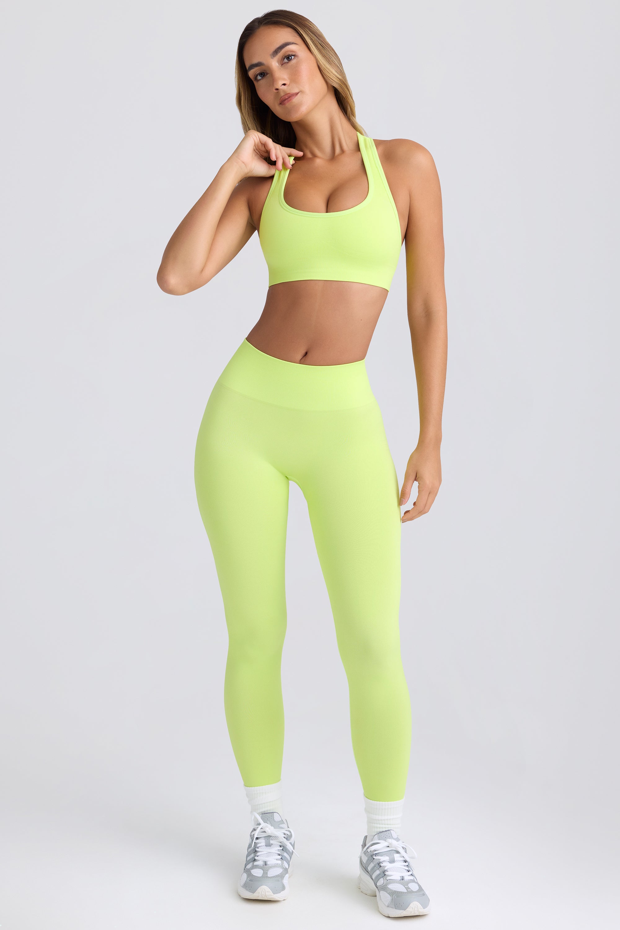 Petite Super Sculpt Seamless Leggings in Key Lime