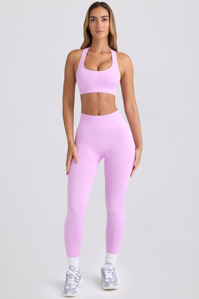 Super Sculpt Seamless Leggings in Violet Pink