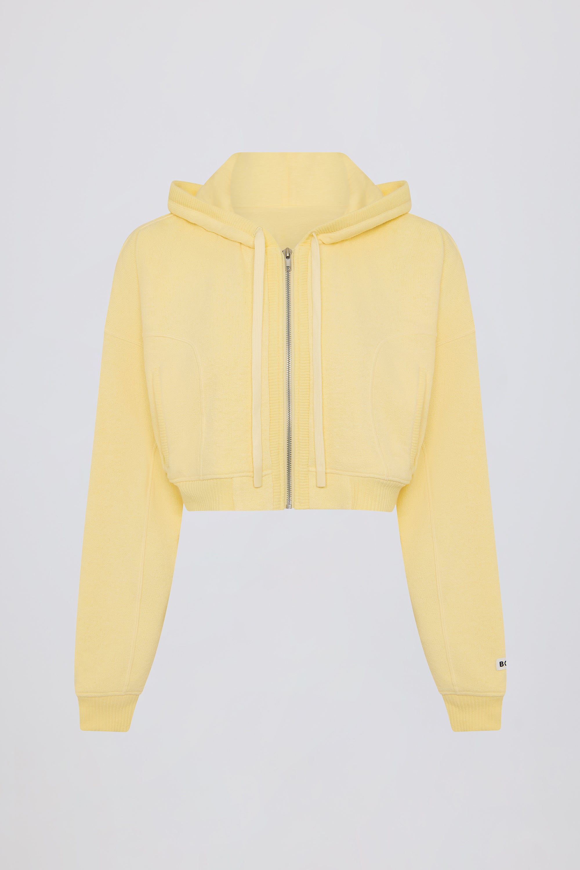 Cropped Zip-Up Hoodie in Lemon | Oh Polly – Oh Polly US