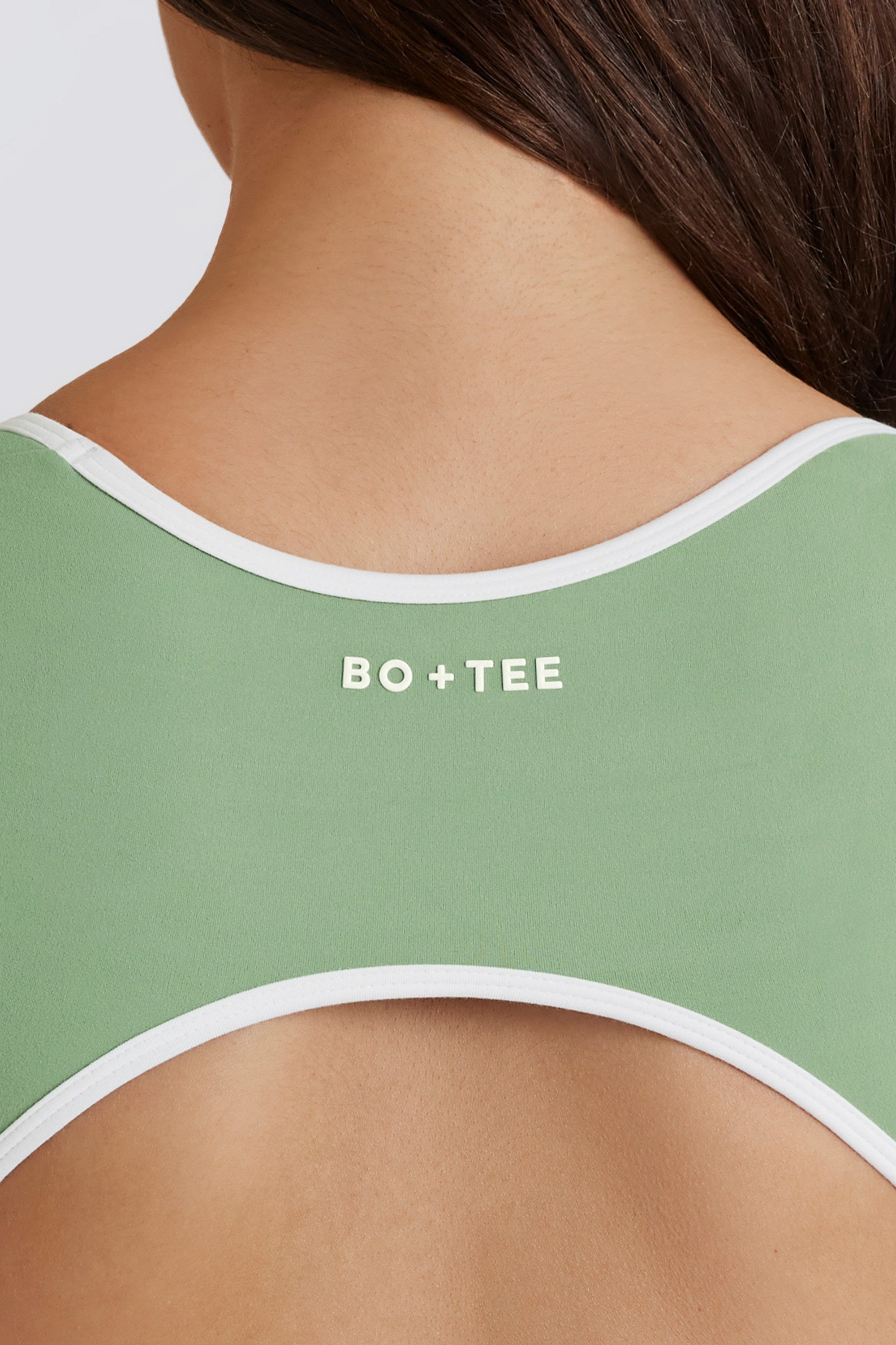Soft Active Open-Back Unitard in Jade