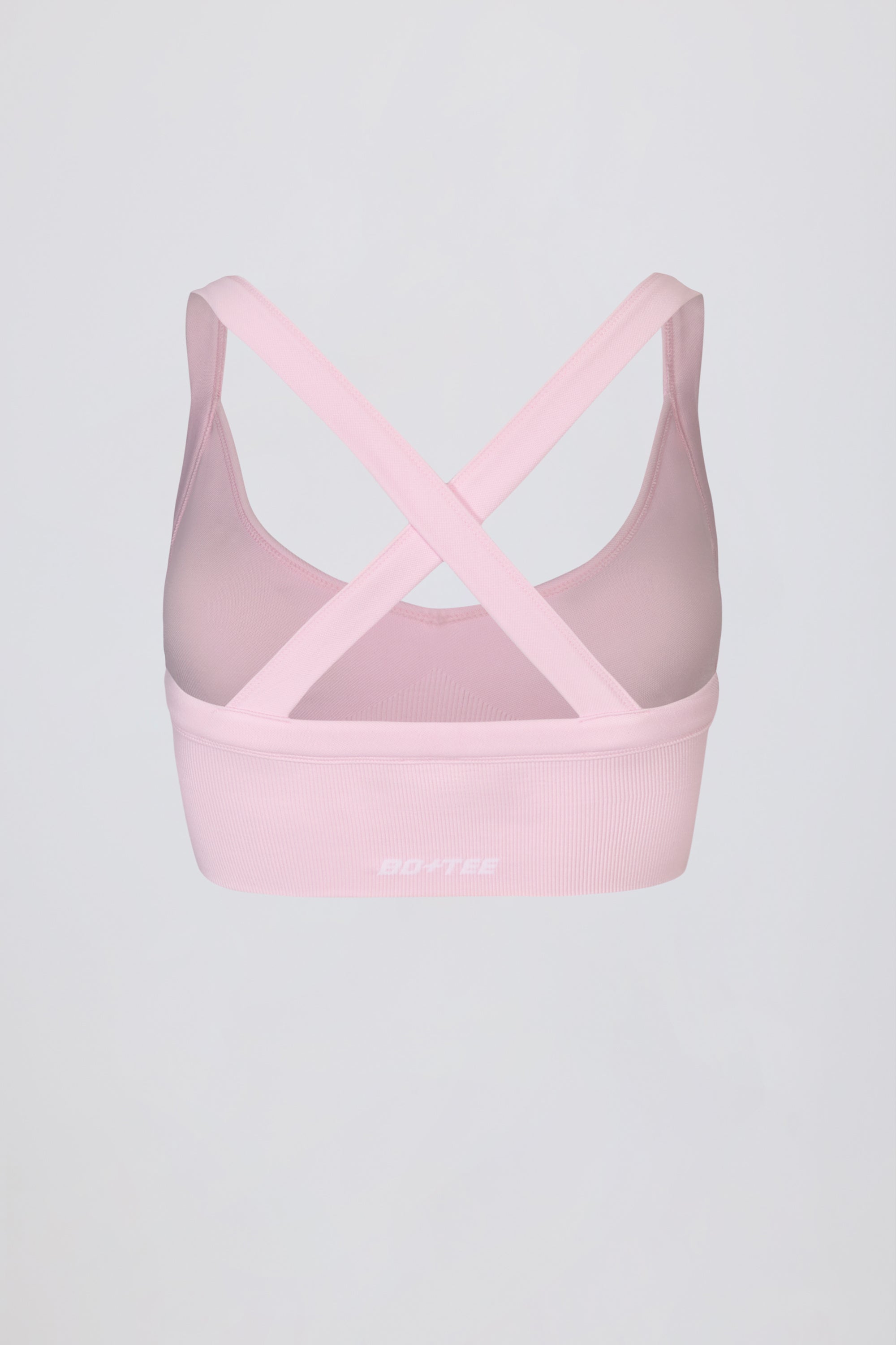 Super Sculpt Seamless Crossback Sports Bra in Soft Pink