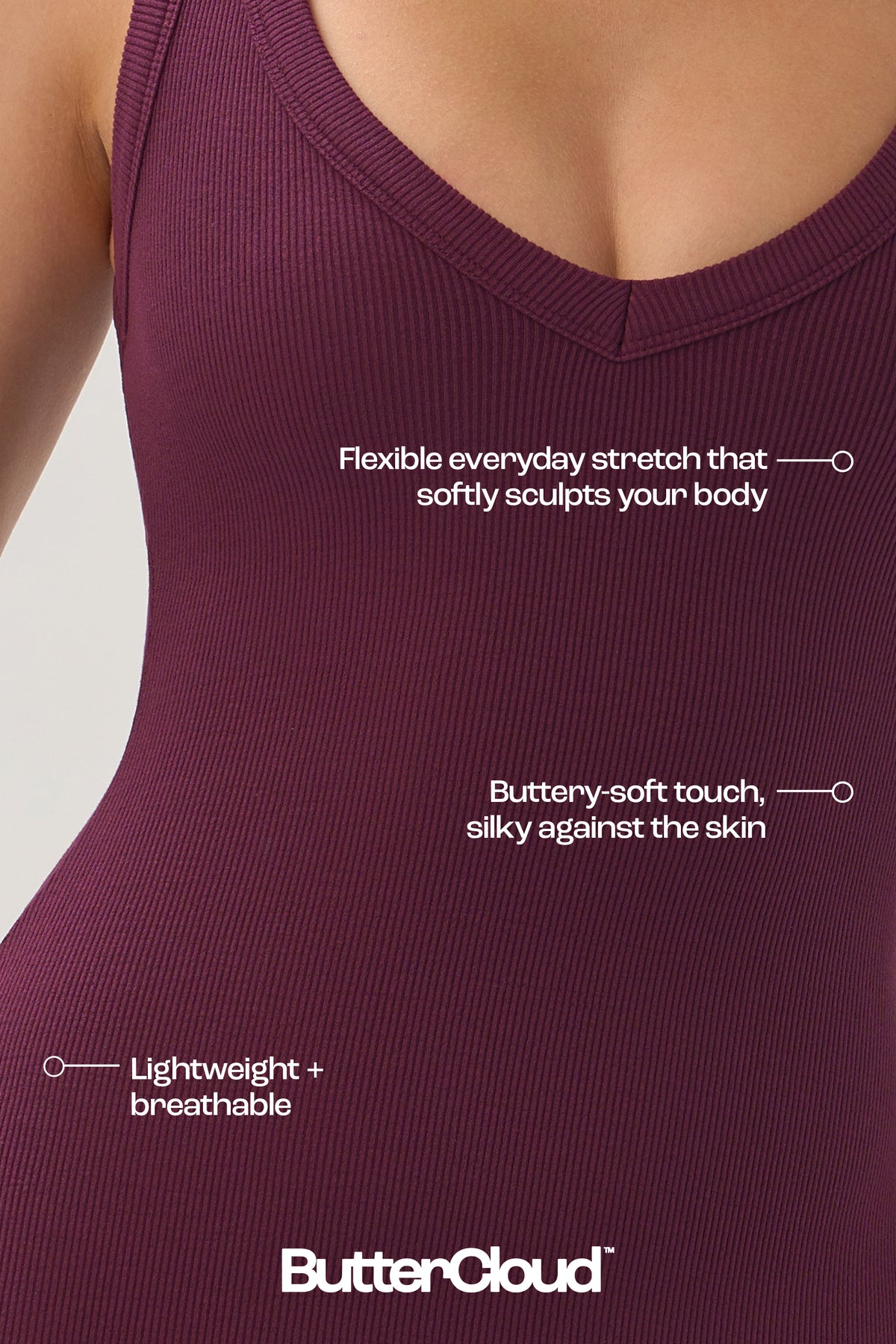 ButterCloud™ Maxi Dress in Plum - 1