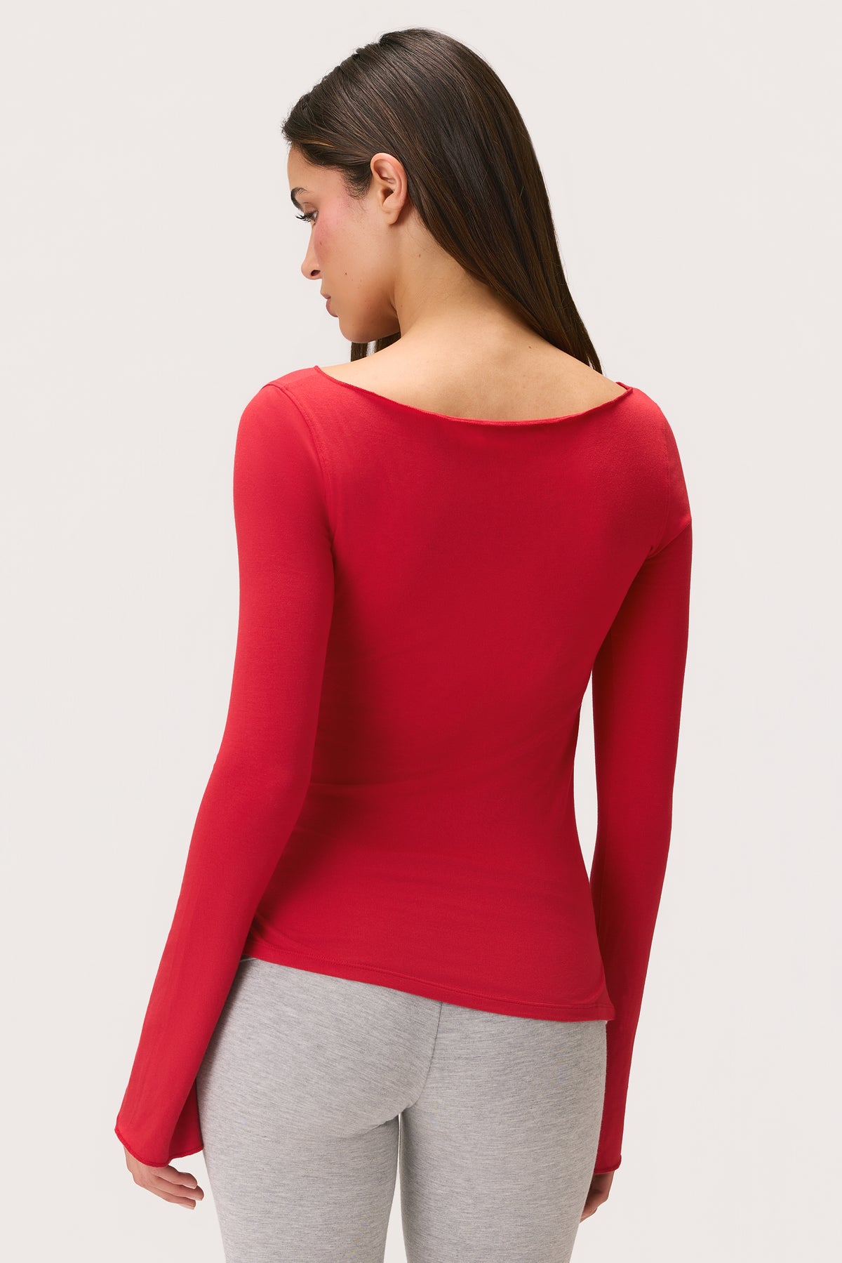 ButterCloud™ Long-Sleeve Top in Chilli - 2