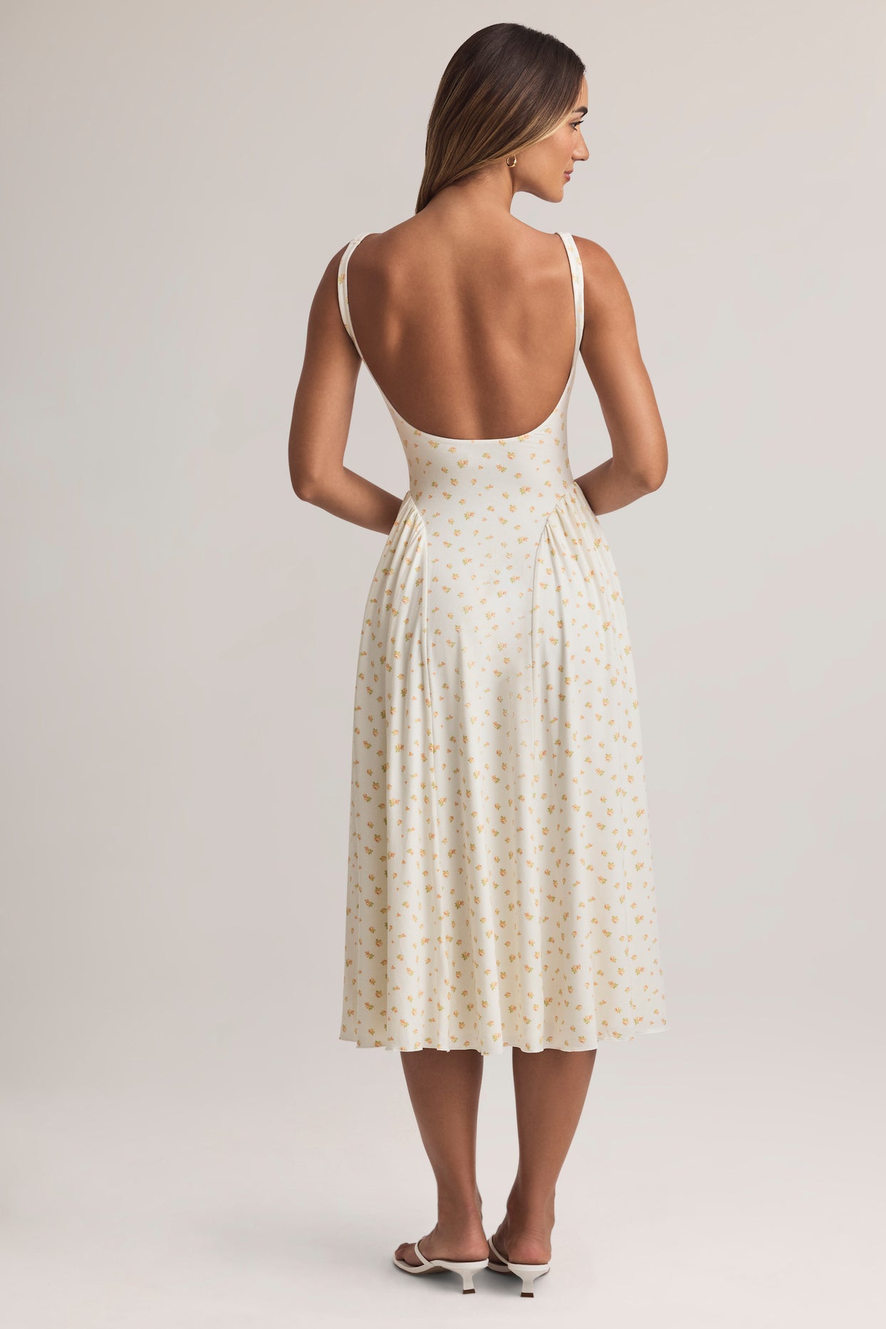 Modal A-Line Midaxi Dress in Floral Print - 6