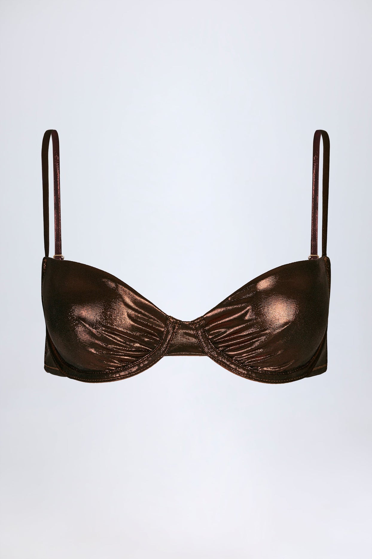 Underwired Bikini Top in Bronze - 5