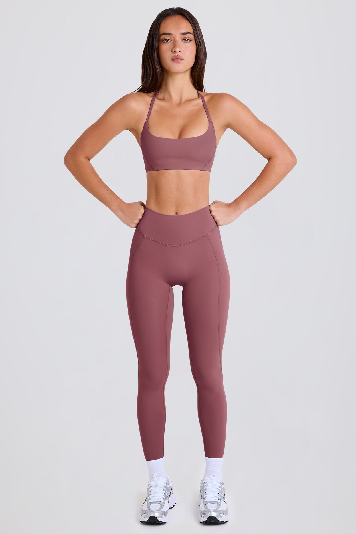 High-Waist Leggings in Acai - 12