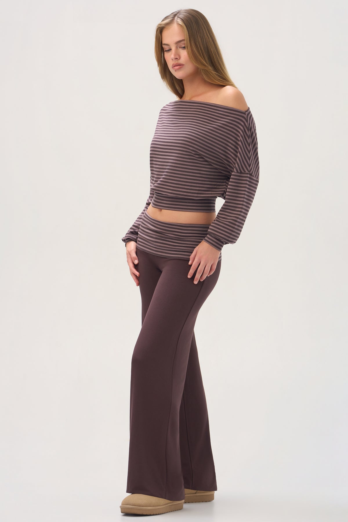 ButterCloud™ Wide-Leg Trousers in Espresso