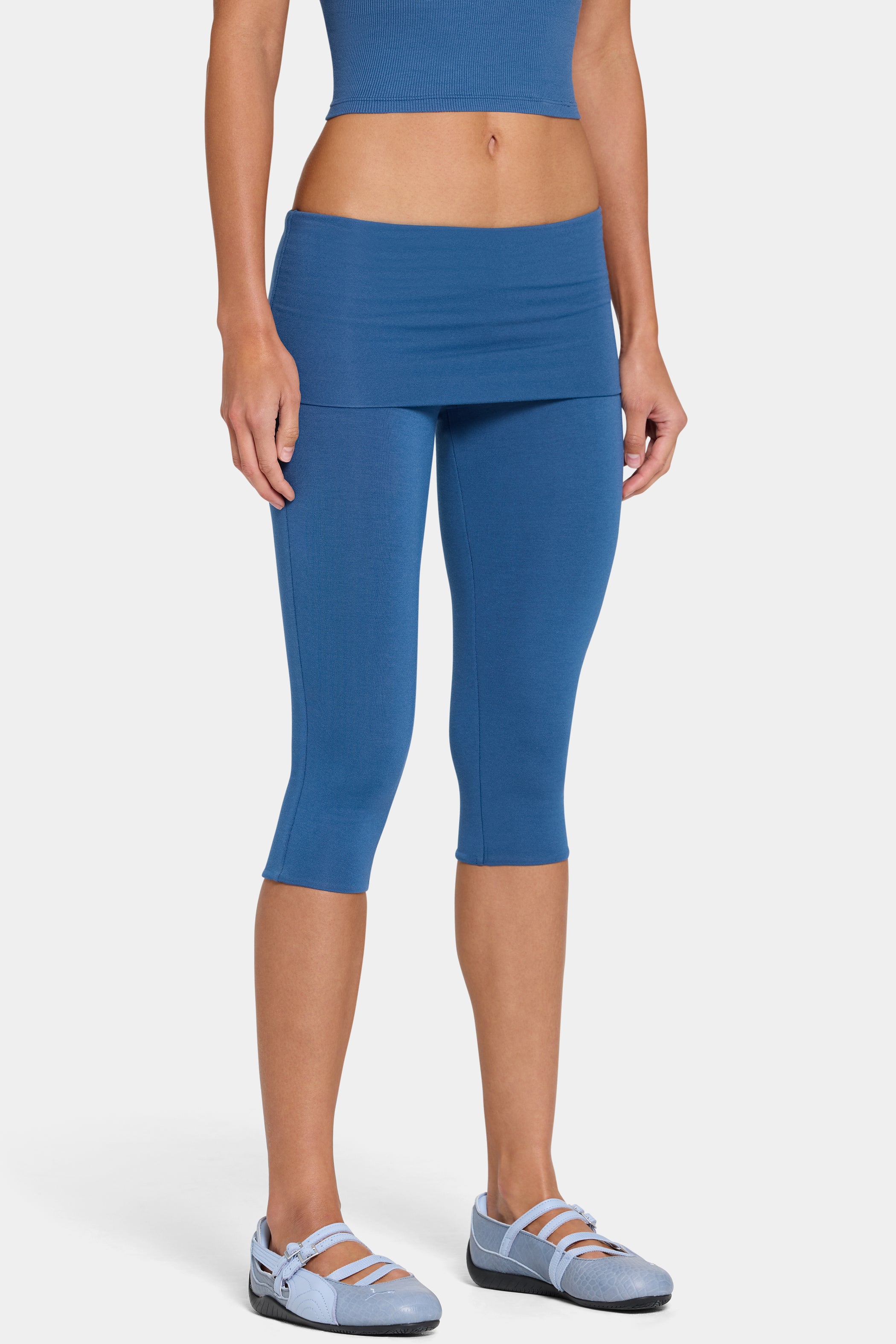 ButterCloud™ Capri Leggings in Marine