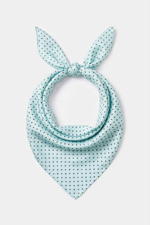 Satin Headscarf in Mint Chip