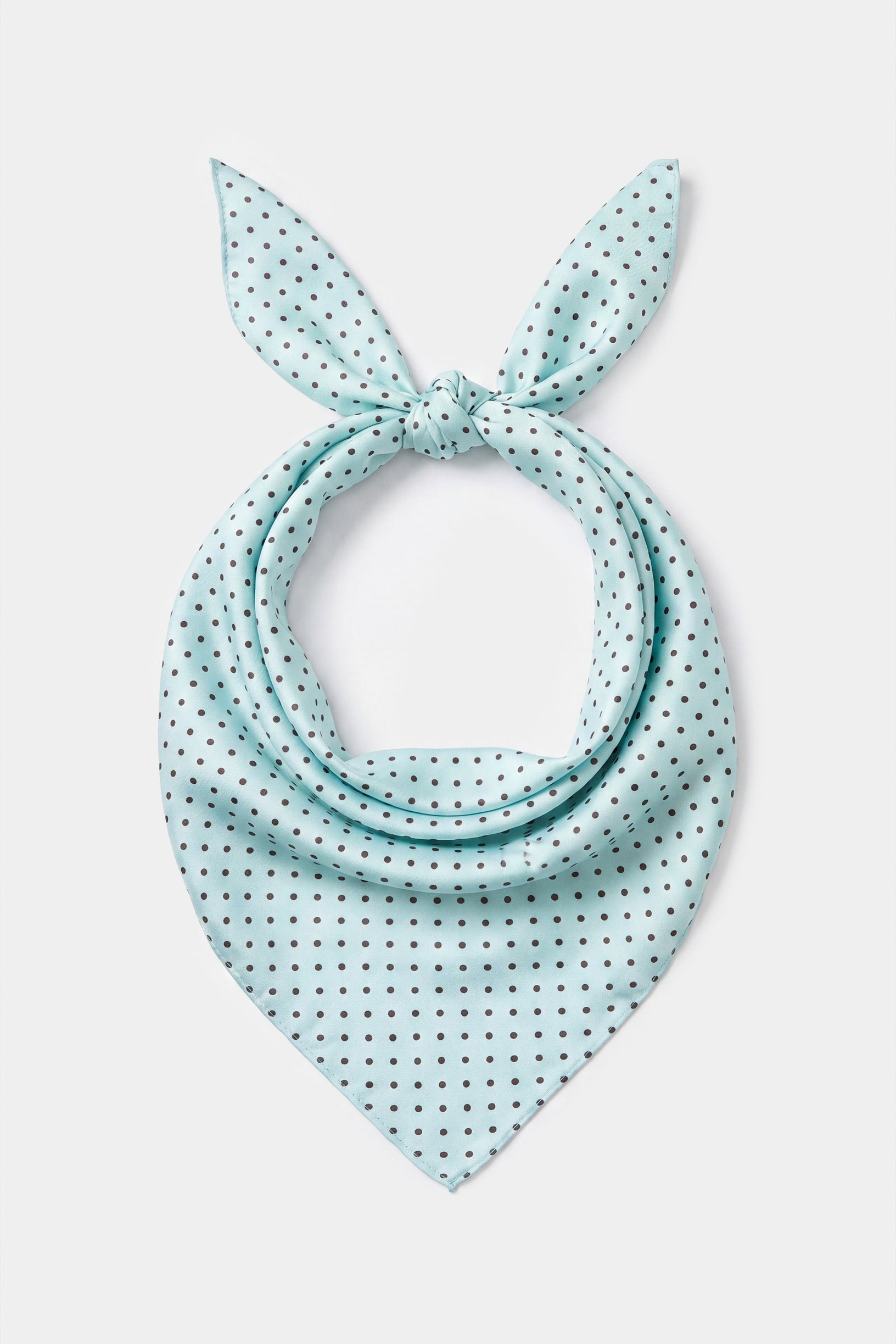 Satin Multi-Way Scarf in Mint Chip - 2