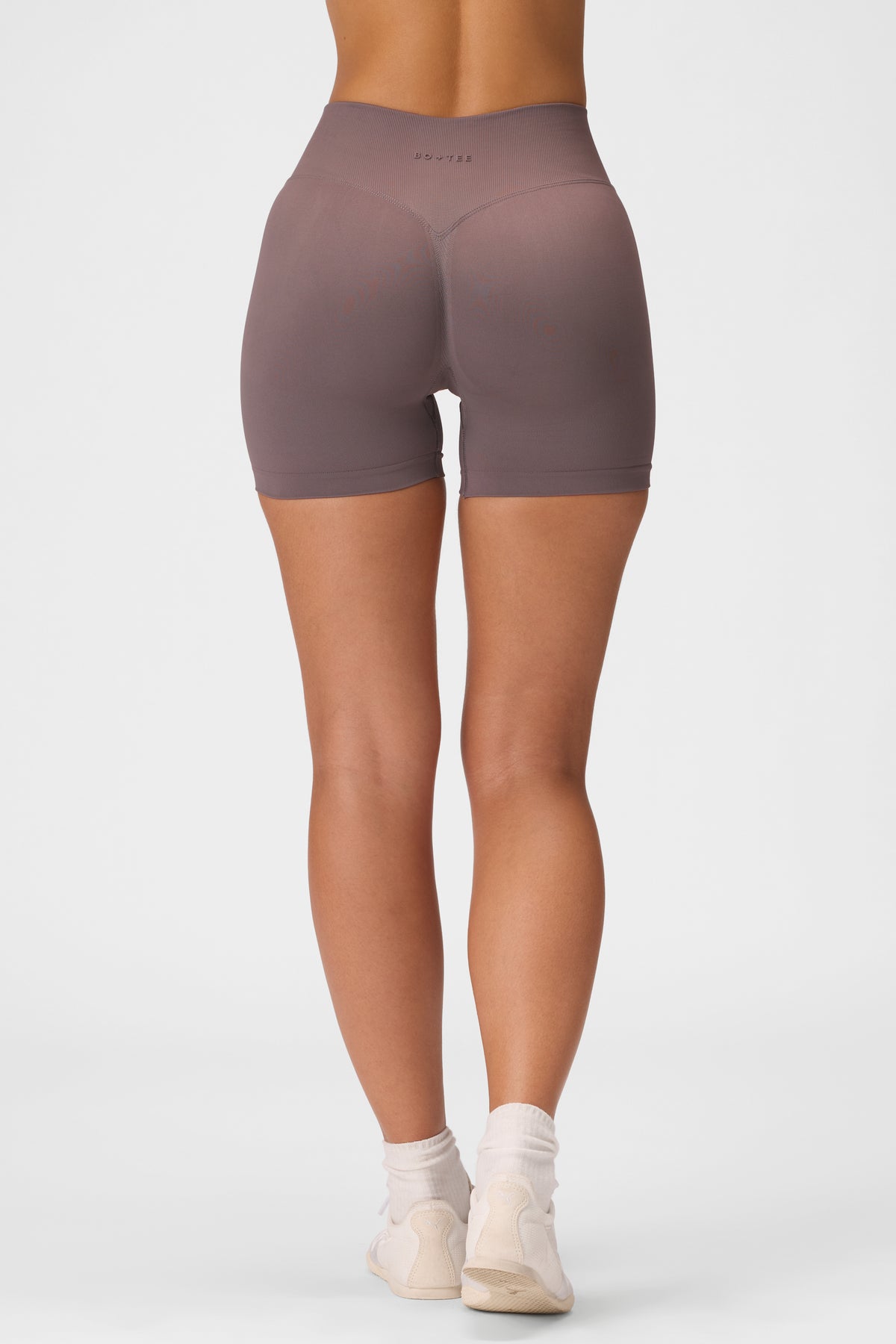 Seamless Mini Shorts in Stone