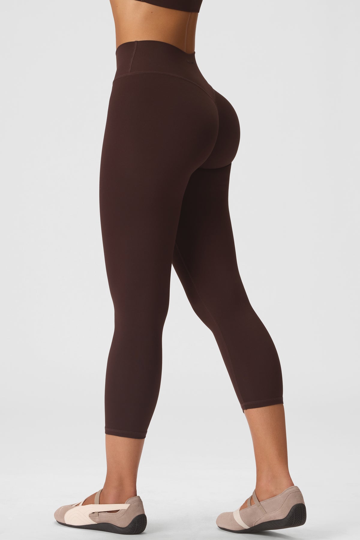 Soft Active 7/8 Leggings in Espresso - 1