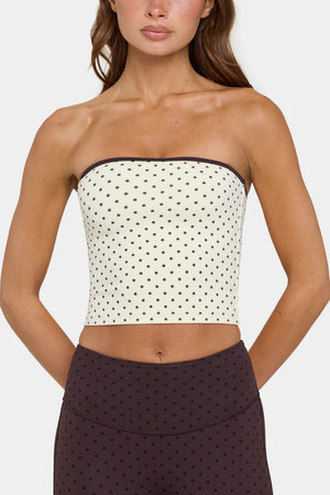Soft Active Bandeau Top in Cookie Butter