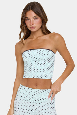 Soft Active Bandeau Top in Mint Chip