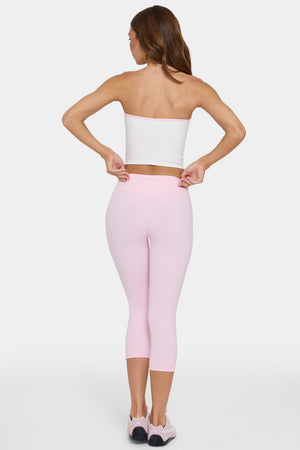 Soft Active Capri Leggings in Sorbet