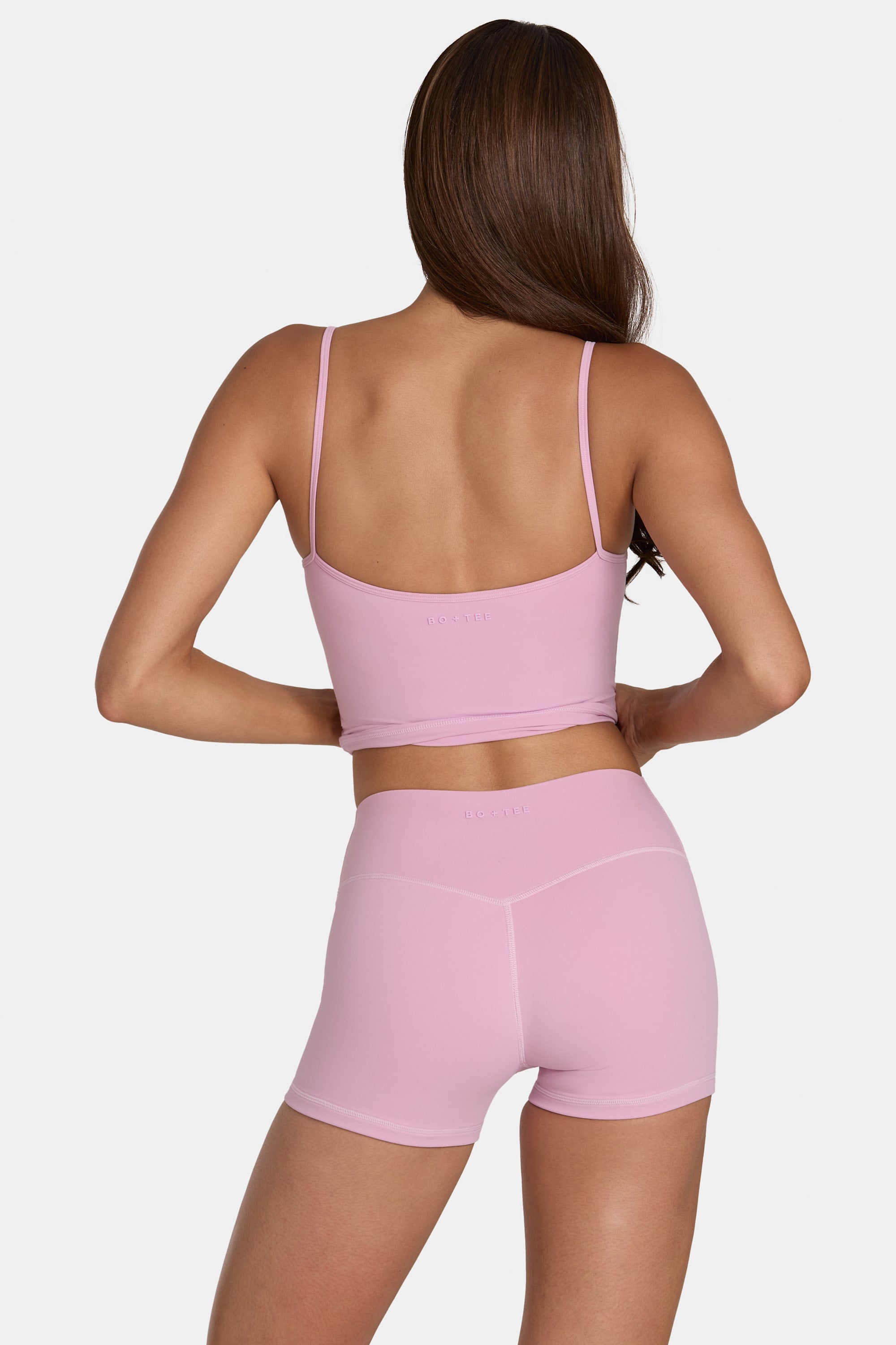Soft Active Mini Shorts in Sweet Pink