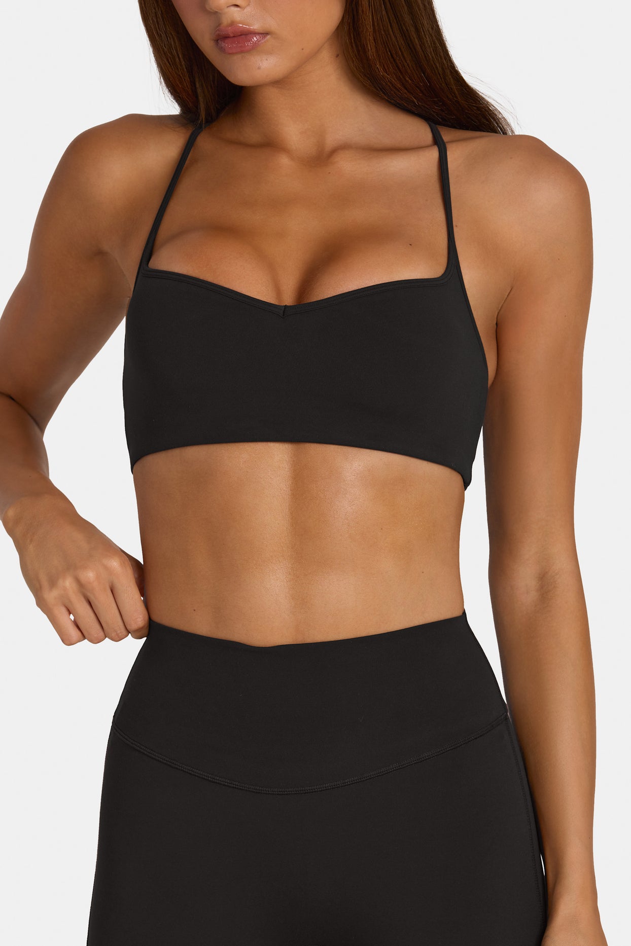 Soft Active Low-Impact Sports Bra in Black - 5