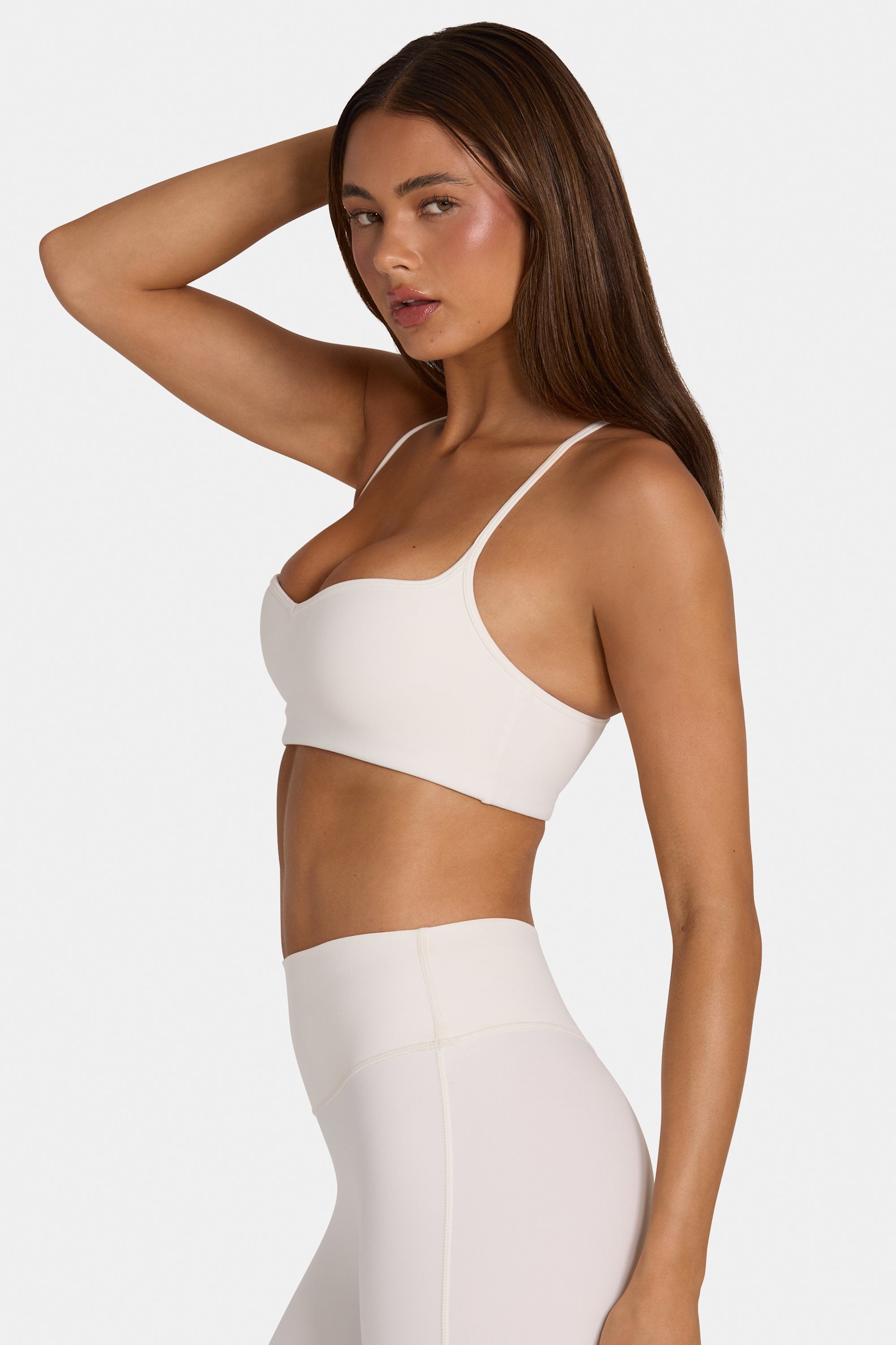 Soft Active Low-Impact Sports Bra in Coconut