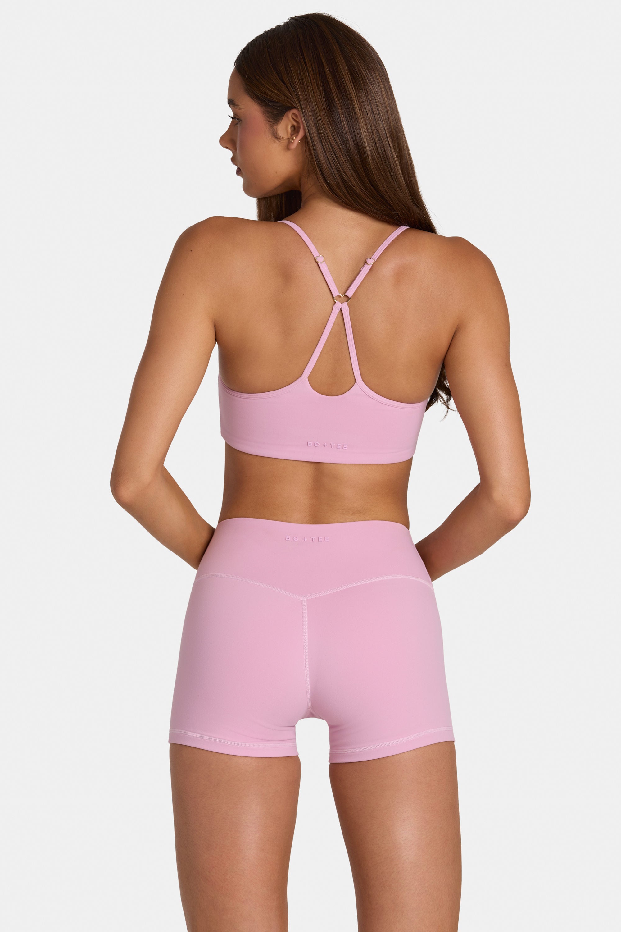 Soft Active Low-Impact Sports Bra in Sweet Pink