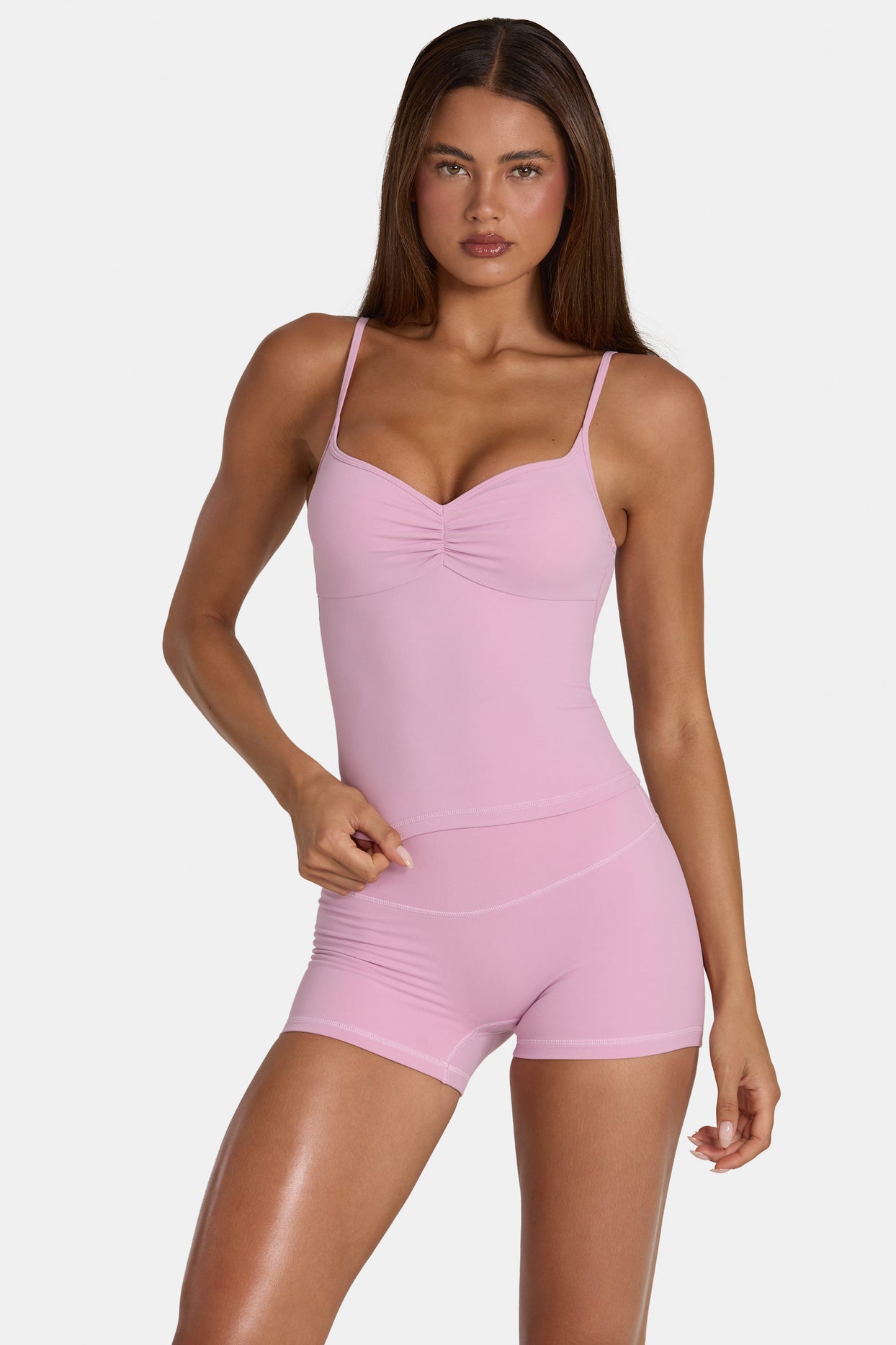 Soft Active Tank Top in Sweet Pink - 7